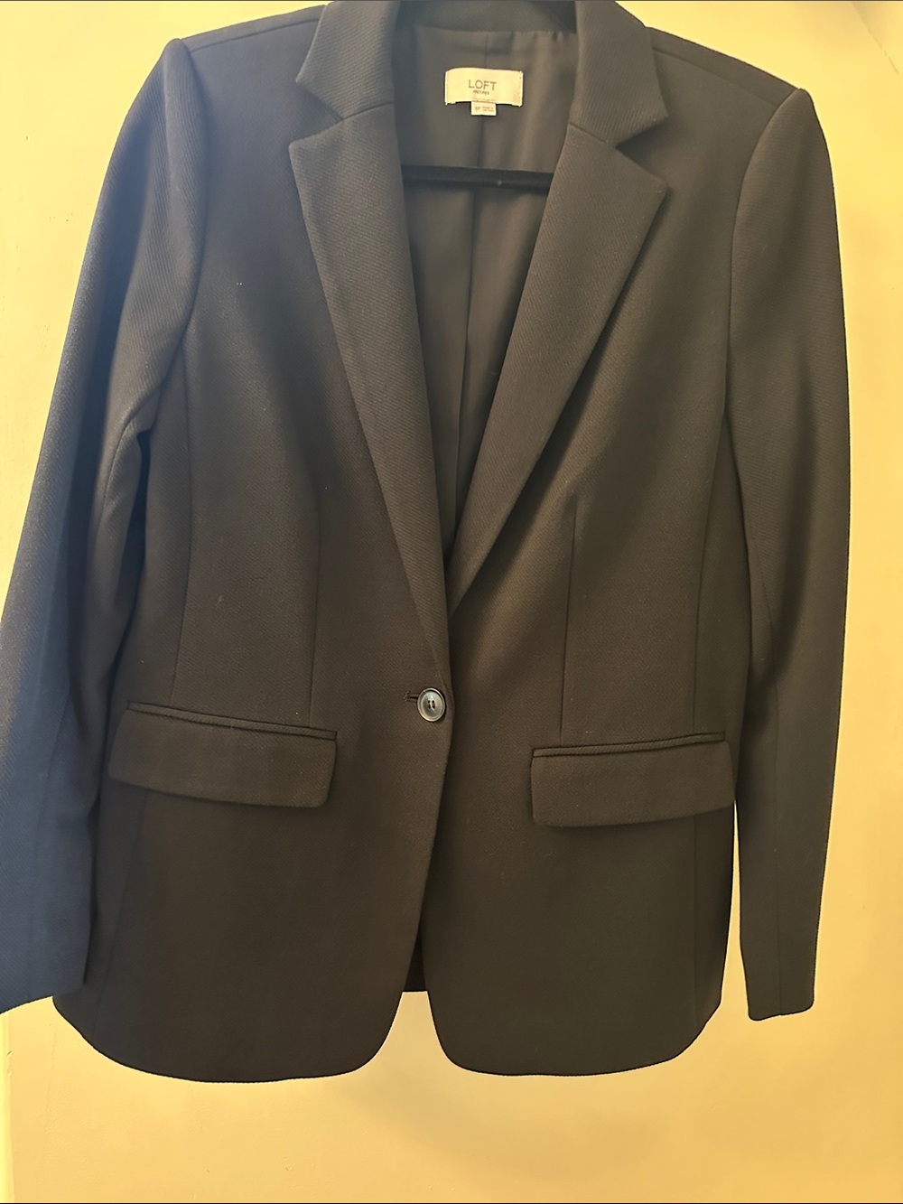 LOFT Women's Black Single-Button Tailored Blazer